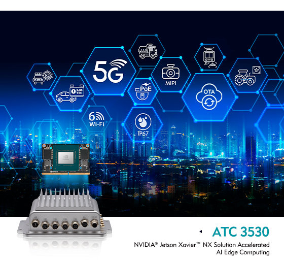 NEXCOM’s Compact ATC 3530 with NVIDIA® Jetson Xavier™ NX Brings IP67 Protection to In-Vehicle AI Edge Computing
